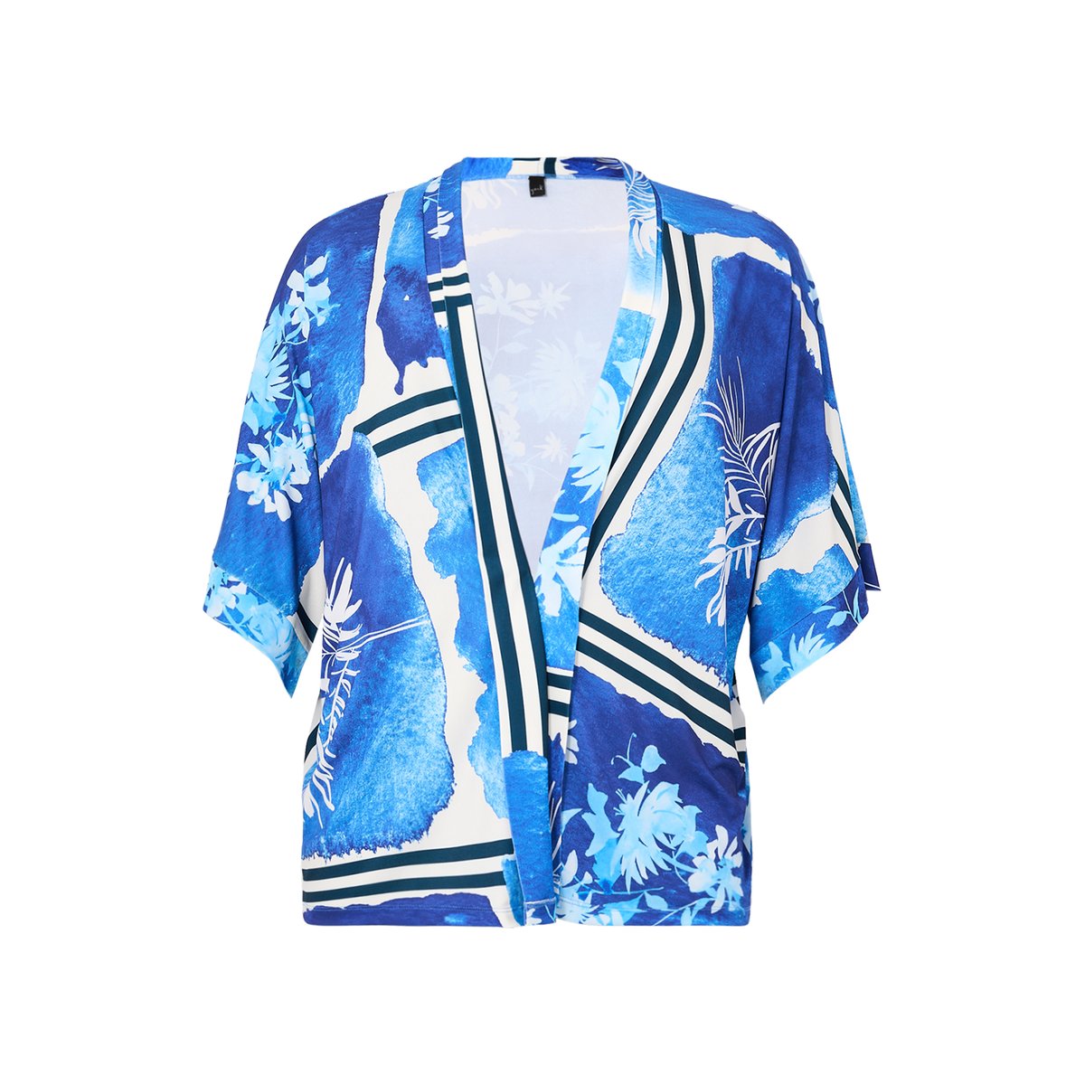 Kimono imprimée bleu, YOEK