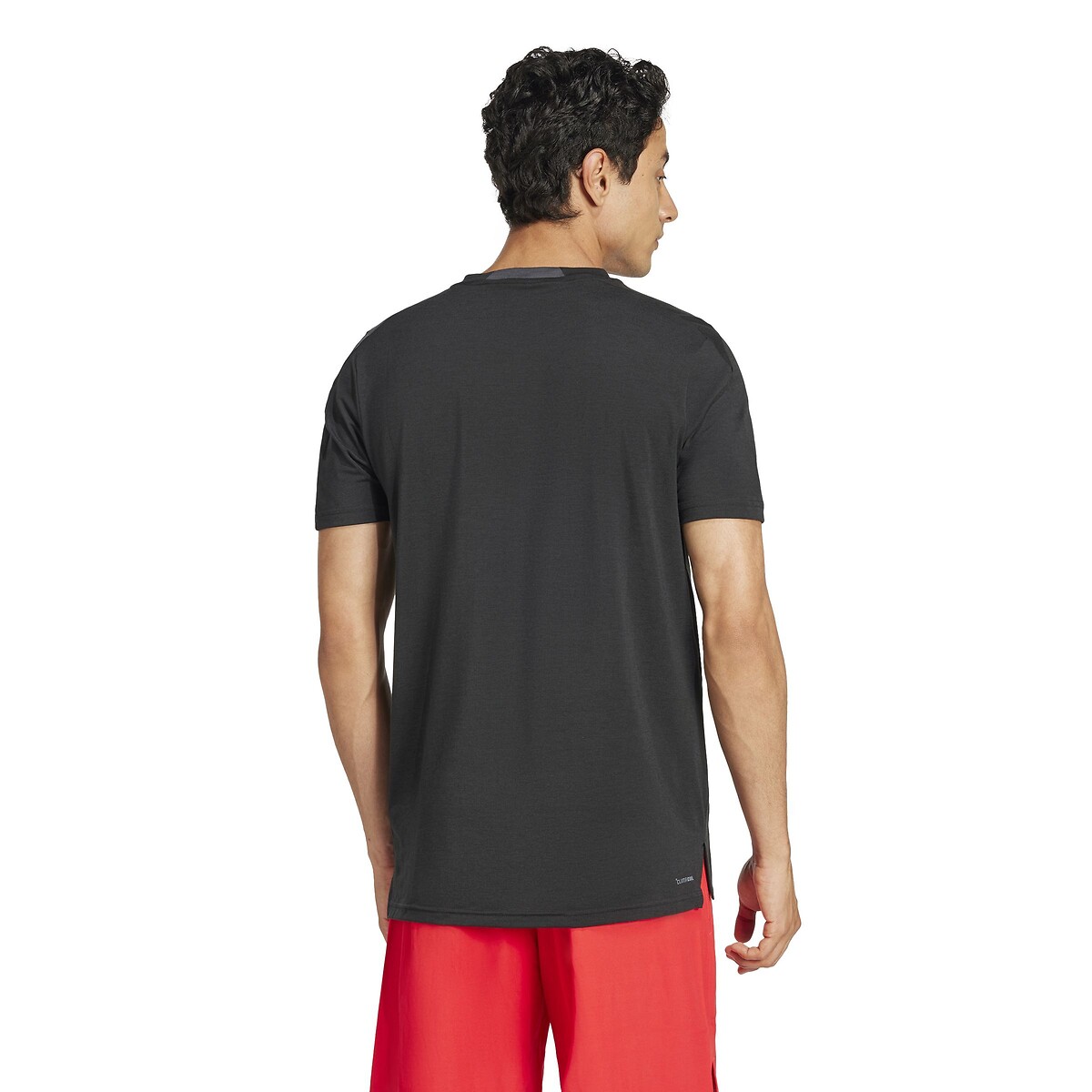 T-shirt manches courtes 3 bandes D4T noir, adidas Performance