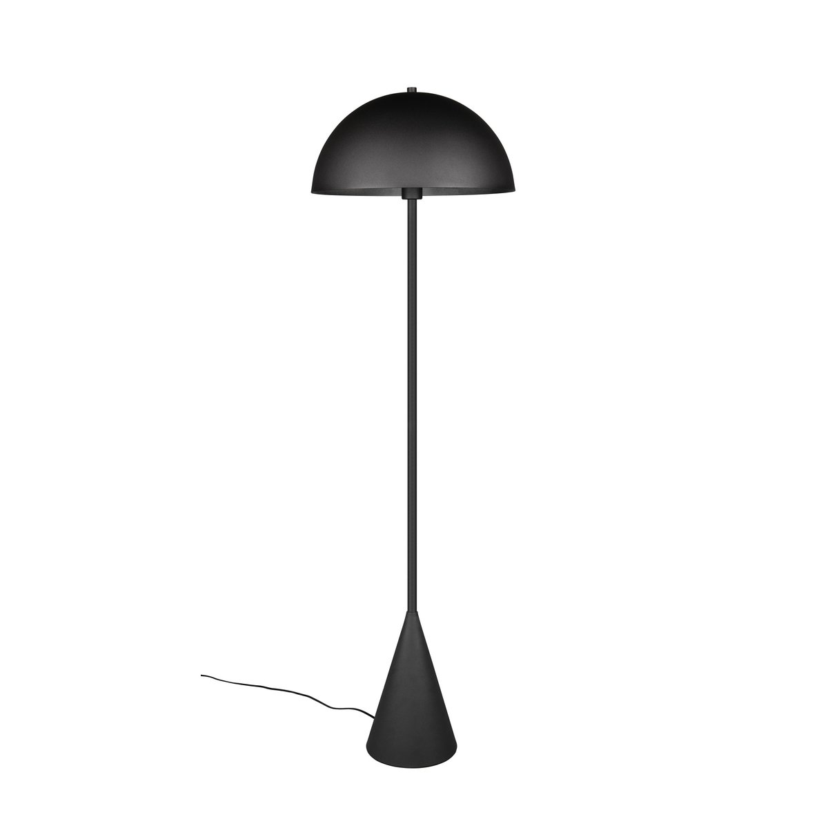 Lampadaire design en métal, ALFIE noir, TRIO