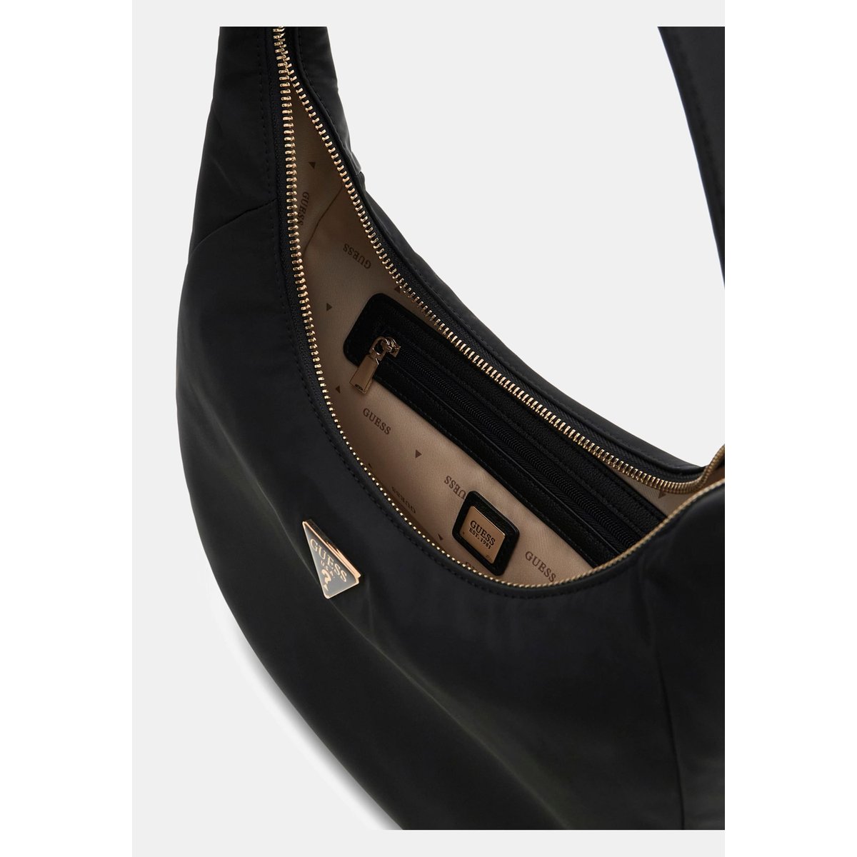 Gemma Hobo Bag noir, GUESS