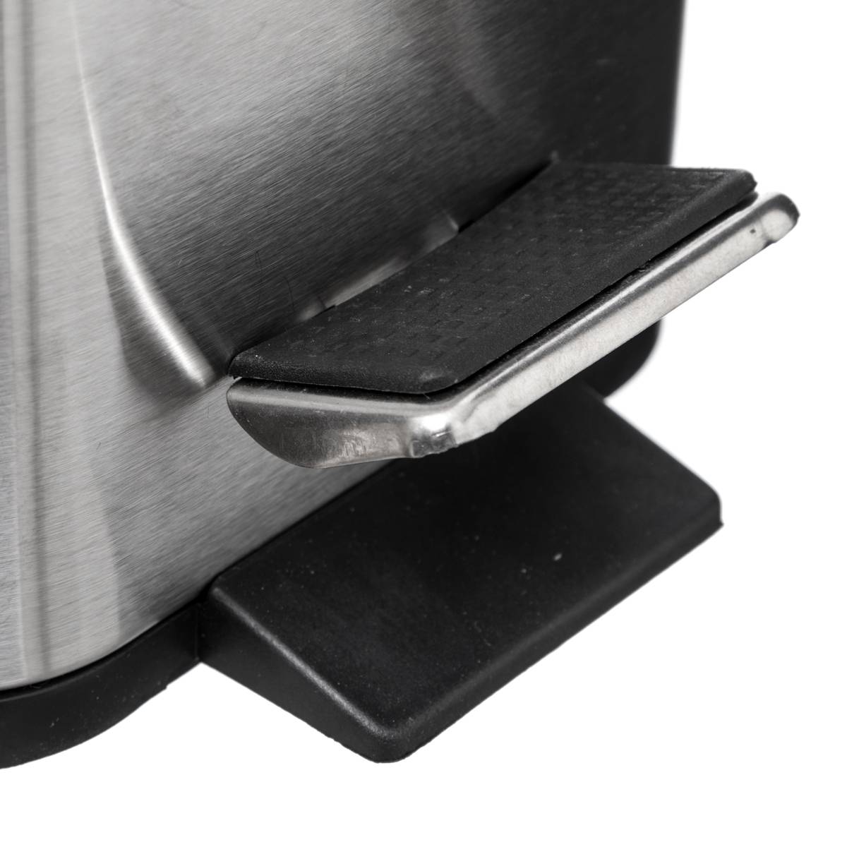 Poubelle salle de bain 5L en inox argent, 5FIVE SIMPLY SMART