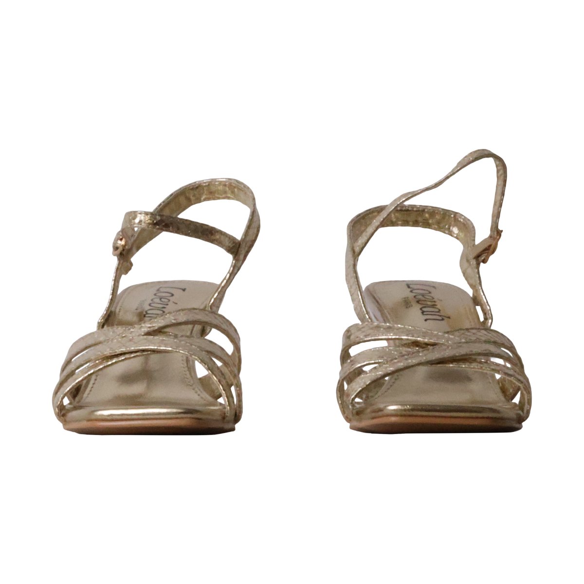 Sandales à Talon Loevah Paris or, ENZA NUCCI