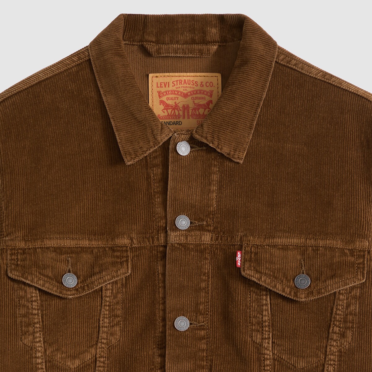 Veste unisexe en jean Trucker marron, LEVI'S