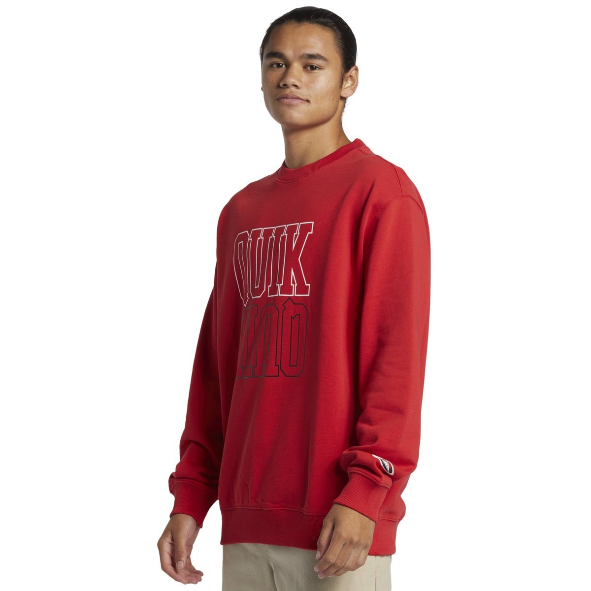 Sweat GRIFFIN rouge salsa, QUIKSILVER