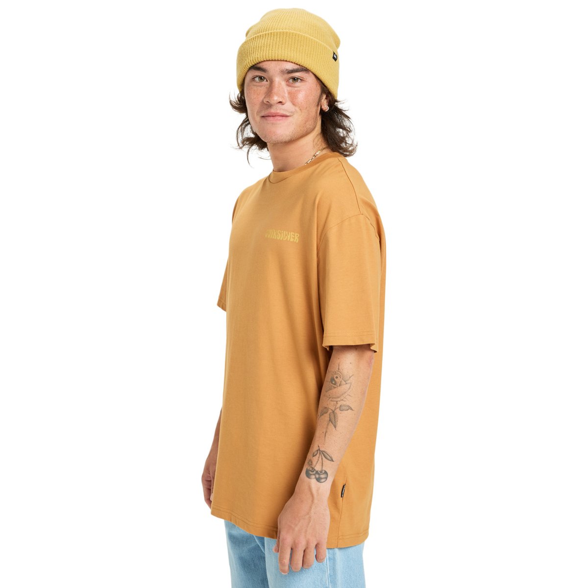 T-shirt à manches courtes PTO SUN FLOW marron almond, QUIKSILVER