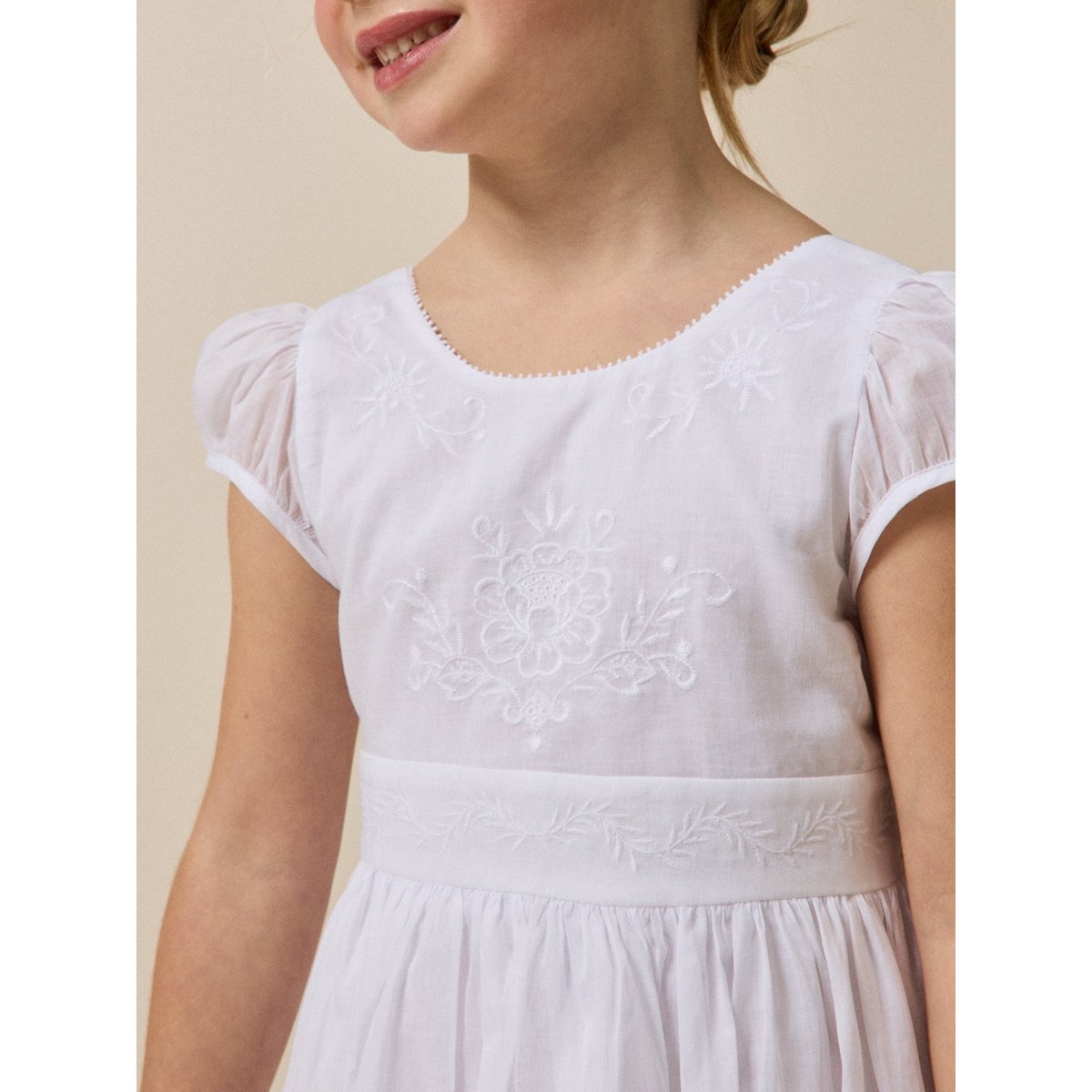 Robe Thelma - Collection Fêtes et Mariages blanc, CYRILLUS