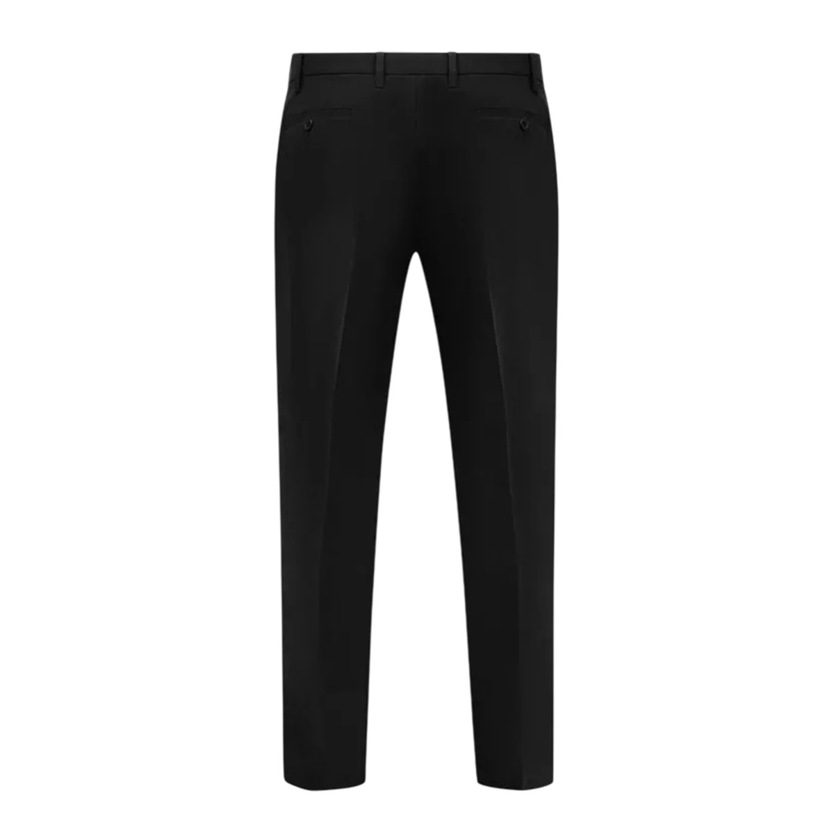 Pantalon cintré extensible grande taille TED noir, DUKE