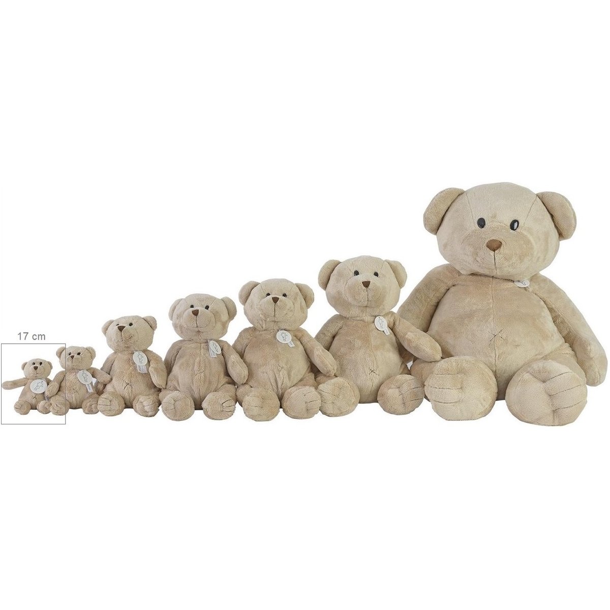 Peluche ours Buster 17 cm beige, HAPPY HORSE