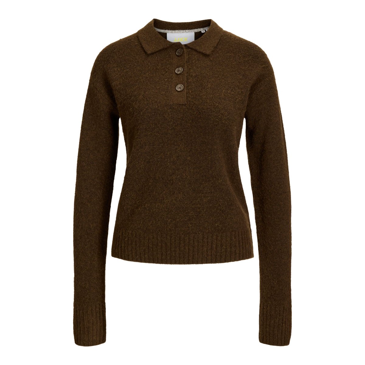 Polo Tricoté marron - demitasse 1, JJXX