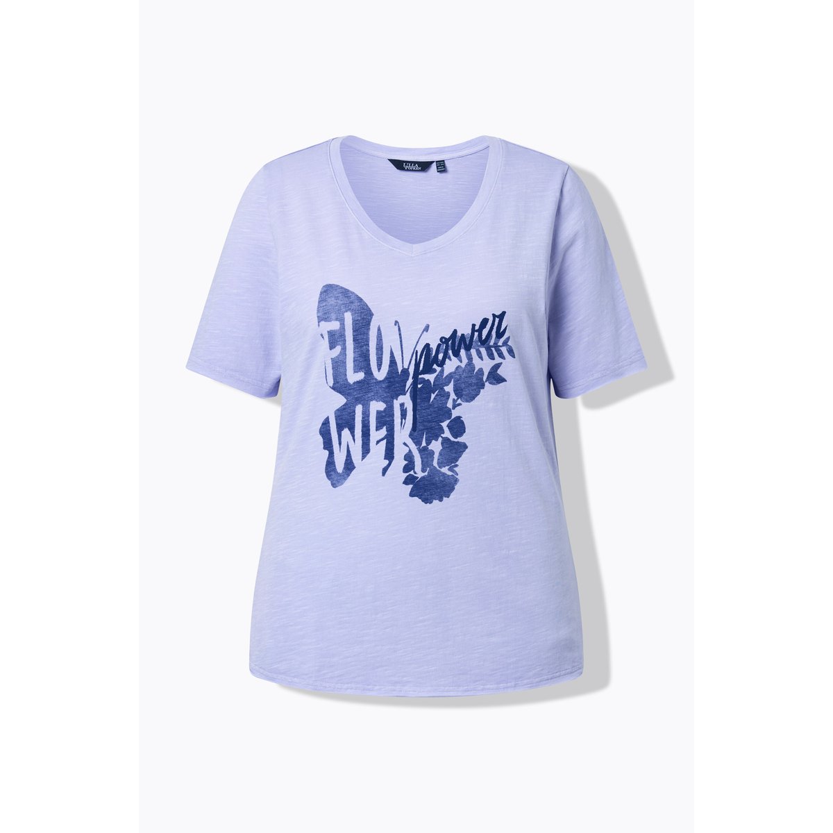 T-shirt motif papillon lavande, ULLA POPKEN