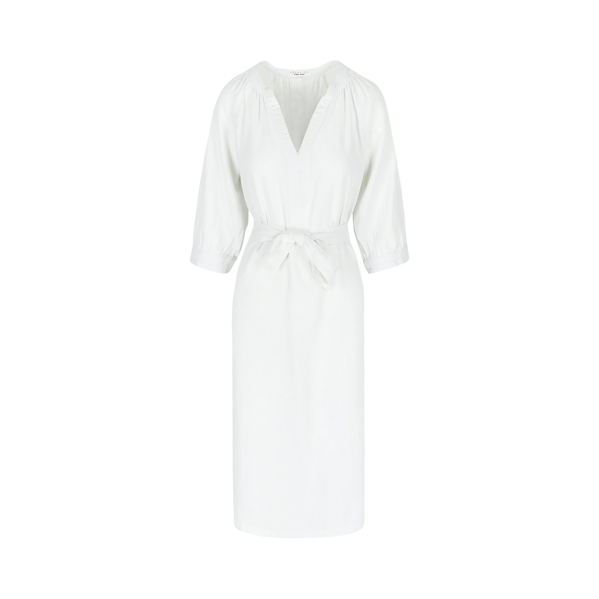 Robe en lin blanc, LOLALIZA