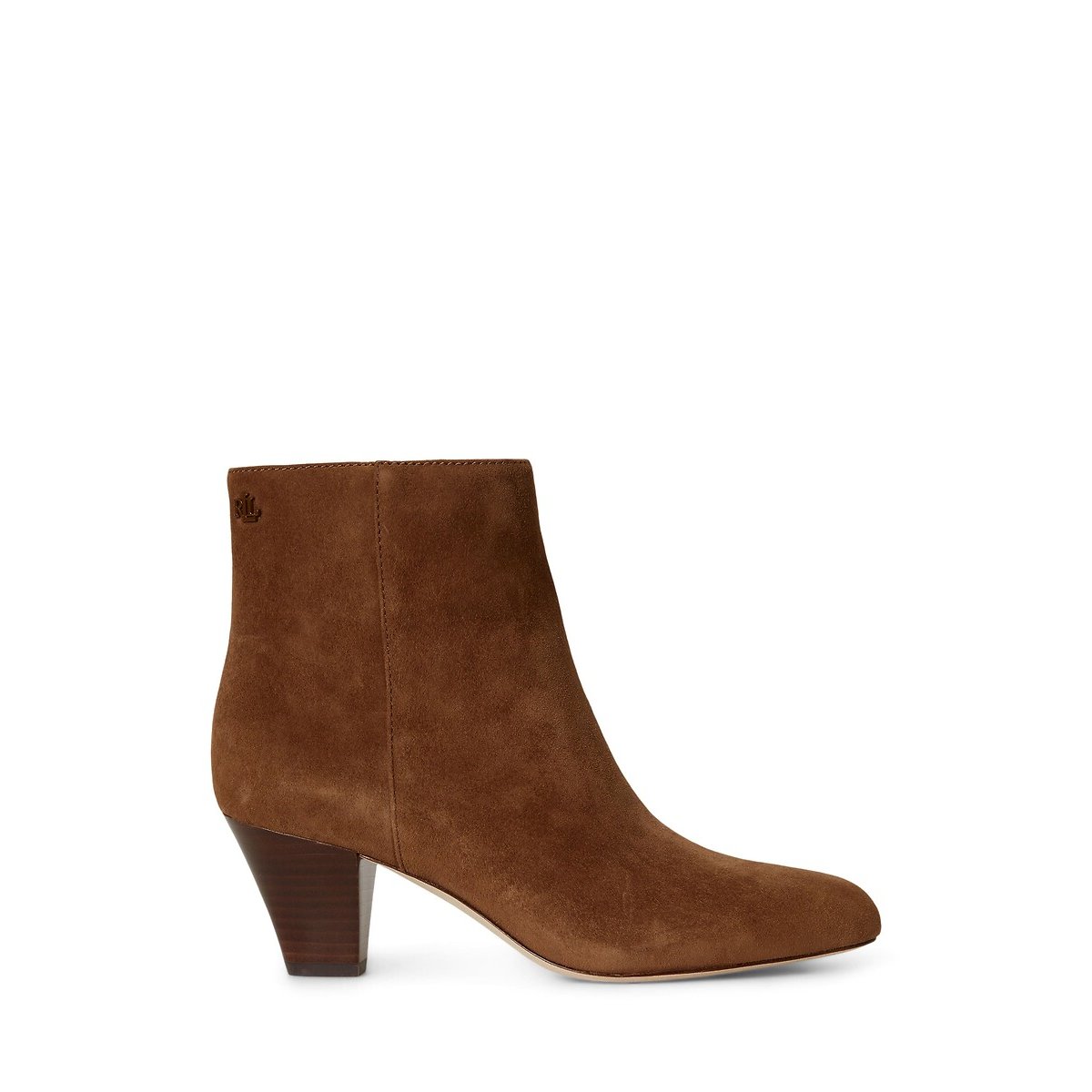 Emersyn Heeled Suede Ankle Boots tobacco, LAUREN RALPH LAUREN