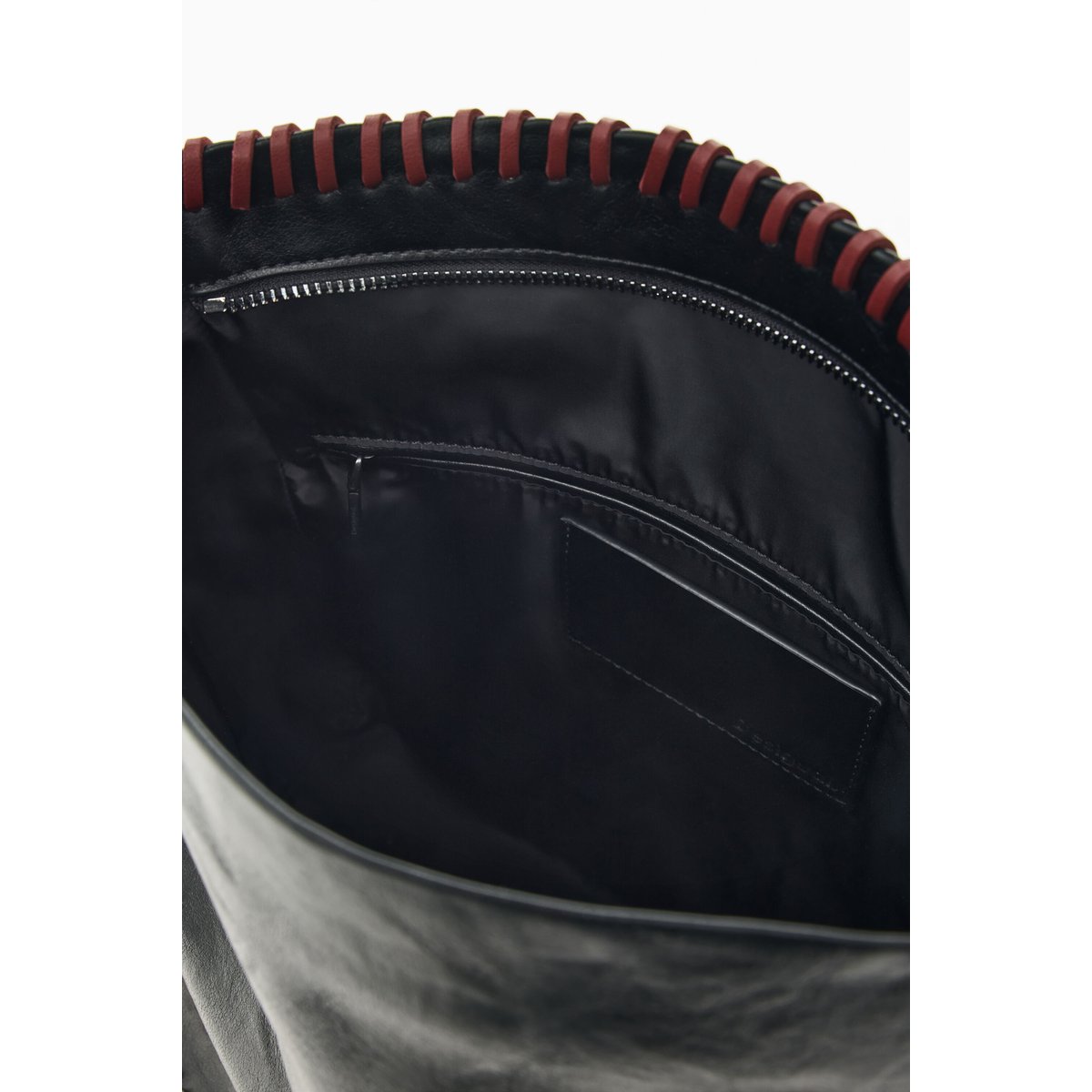 Sac effet cuir moyen noir, DESIGUAL