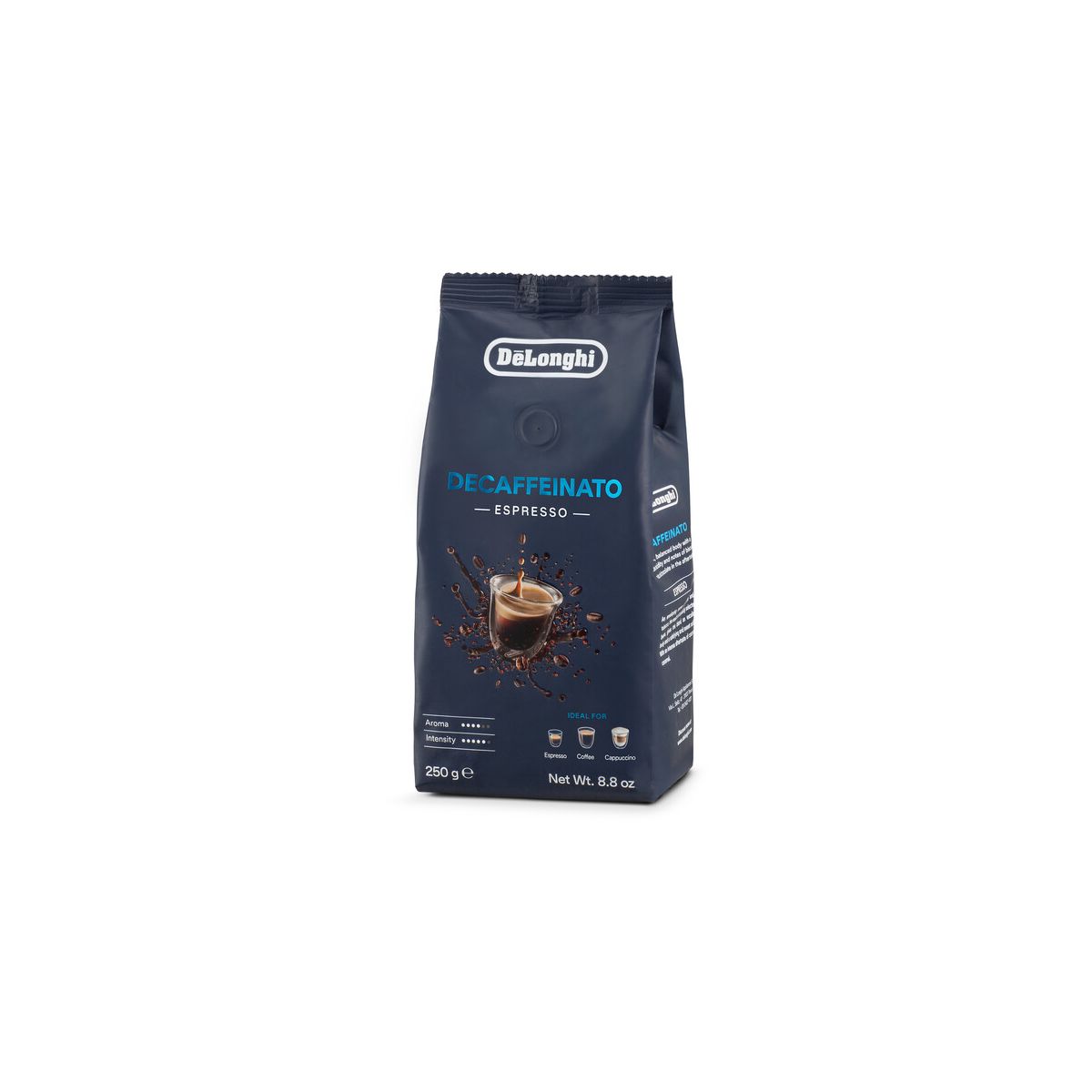 Café en grain 250G Décafeiné DLSC603 couleur unique, DELONGHI
