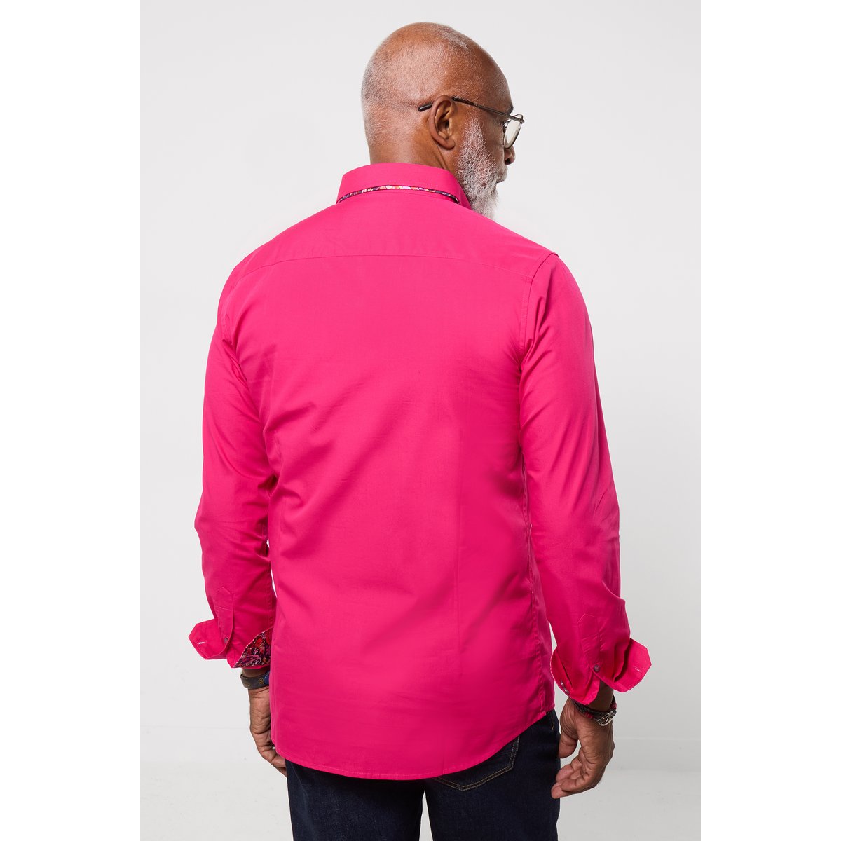 Ravissante Chemise à Double Col rose, JOE BROWNS