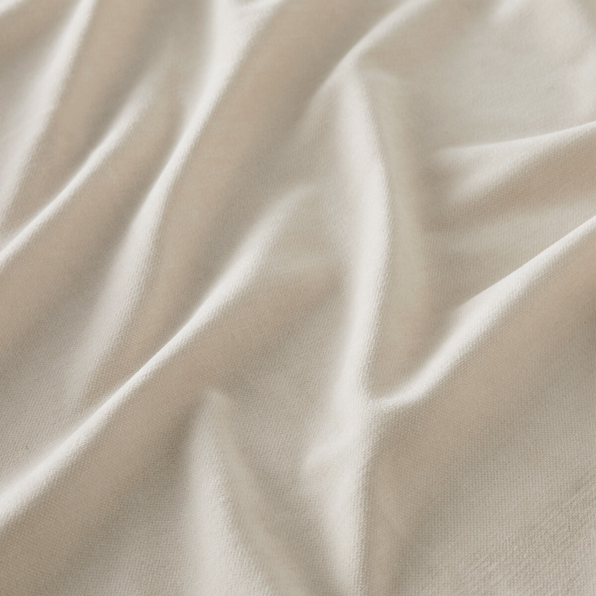 Rideau chenille aspect velours oeillets, Calda ecru, LA REDOUTE INTERIEURS