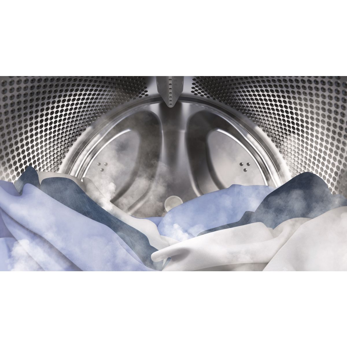 Lave linge hublot BWE91296XWVFR - 9 kg - 1200 tr/min - Classe A - Moteur induction couleur unique, INDESIT