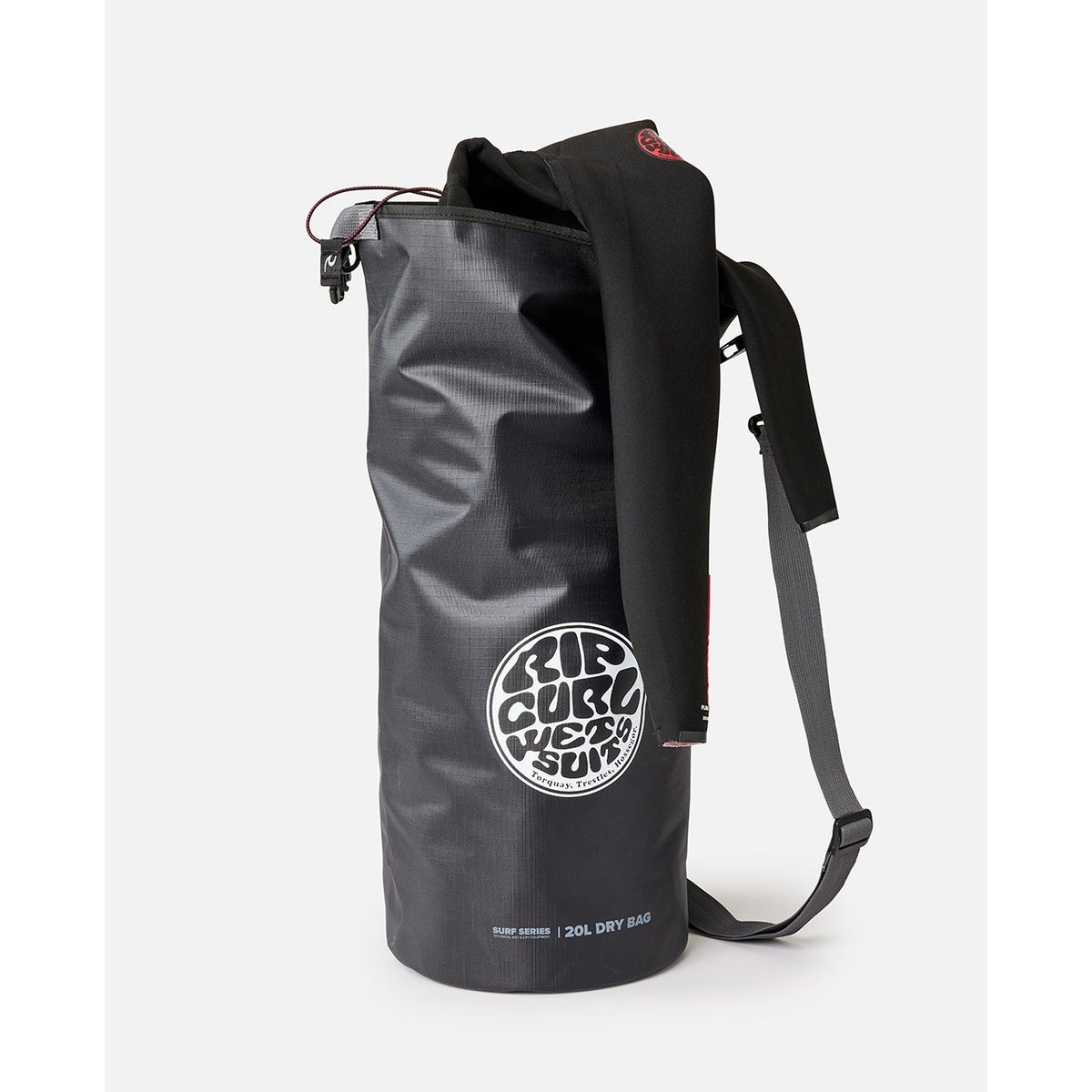 Sac SURF SERIES BARREL BAG 20L noir/gris, RIP CURL