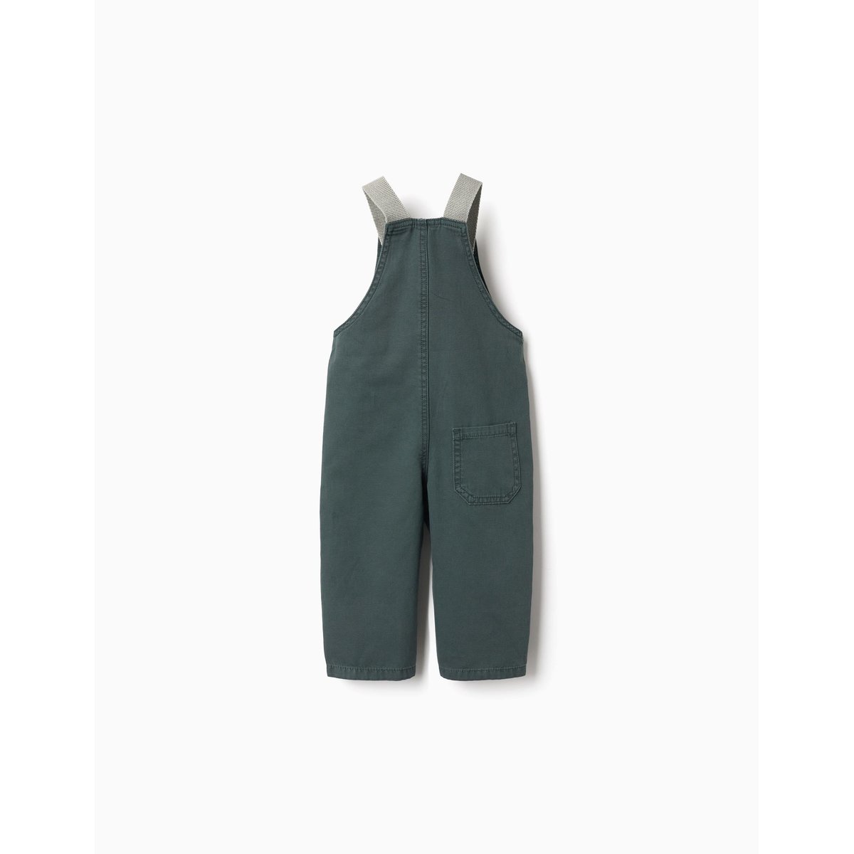 Salopette en coton avec poches vert foncé, ZIPPY