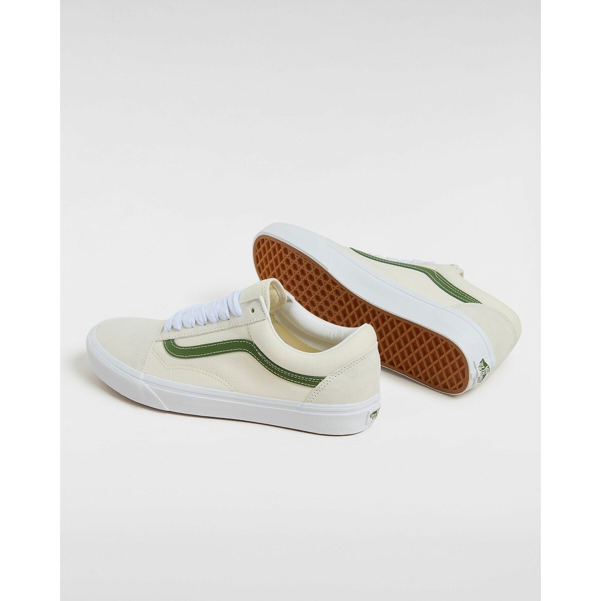 Sapatilhas Old Skool de cano baixo cru/verde, VANS