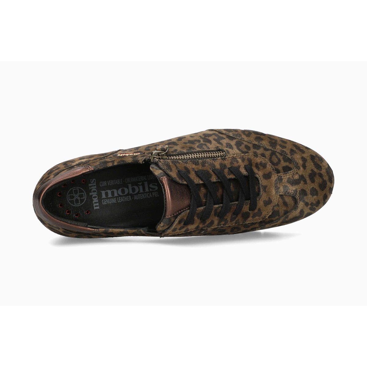 Baskets en cuir DONIA marron foncé 5150, MEPHISTO