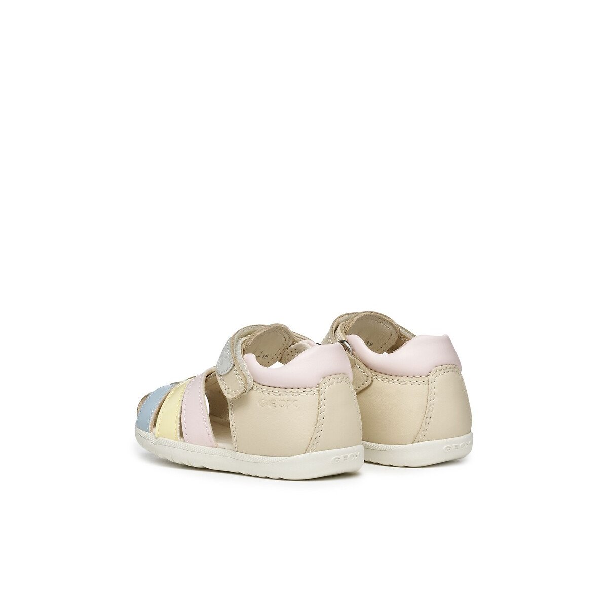 Sandales premiers pas, MACCHIA ivoire clair/jaune clair, GEOX
