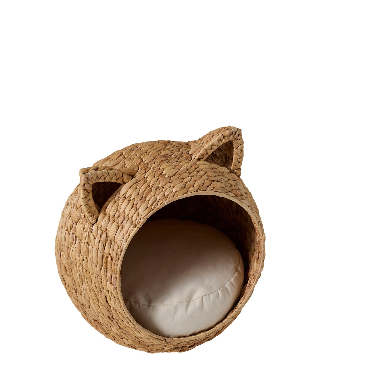 Panier pour chat en jacinthe d'eau couleur unique, VERTBAUDET