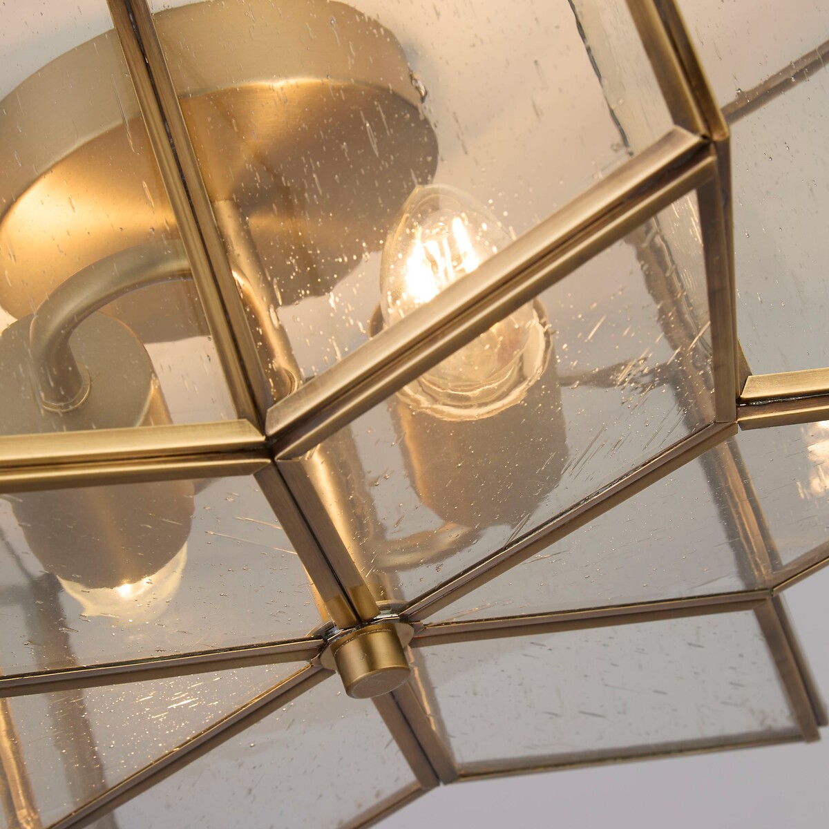 Stella Glass Star Flush Ceiling Light gold-coloured, ÉDITÉ