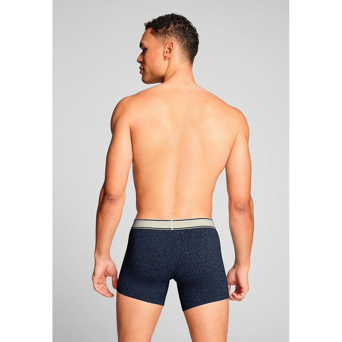 Lot de 2 boxers unis bleu marine + imprimé, LEVI'S