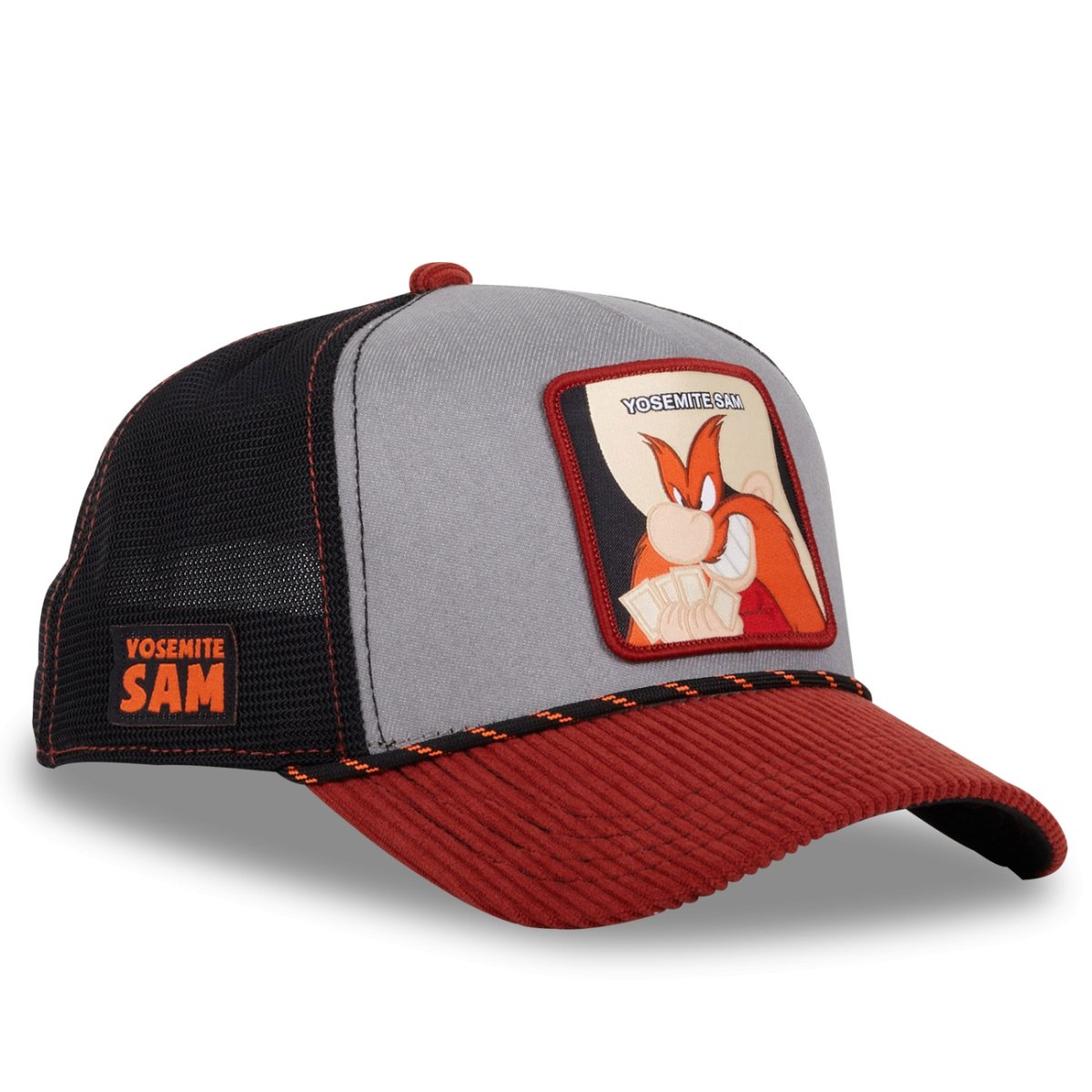 Casquette Looney Tunes Yosemite Sam gris/marron, CAPSLAB