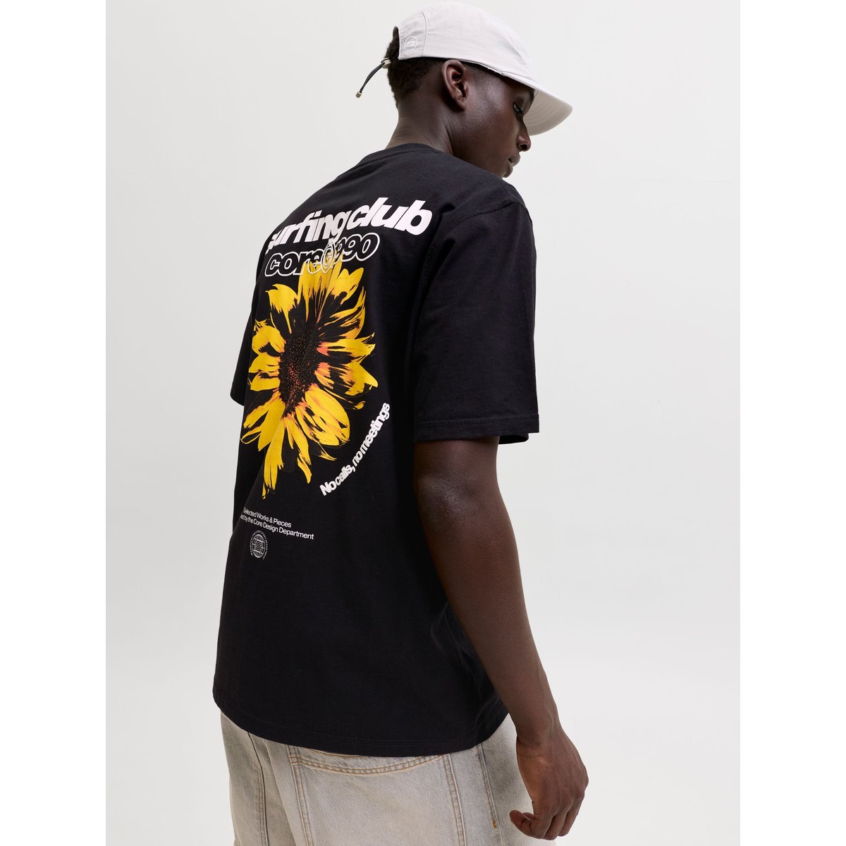 T-Shirt noire - black, JACK & JONES
