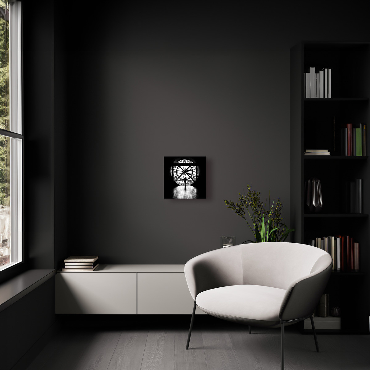 Tableau Sur Verre Motif Horloge Du Temps ARCHITECTURE tableau en verre, CEANOTHE
