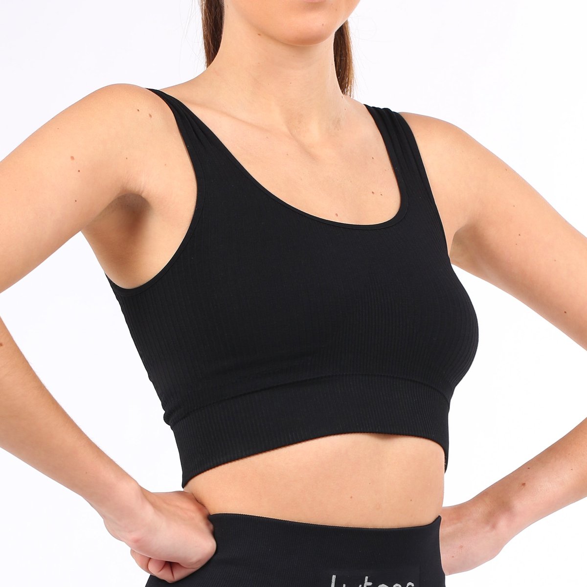 Brassière Yogafit Confort noir, LYTESS