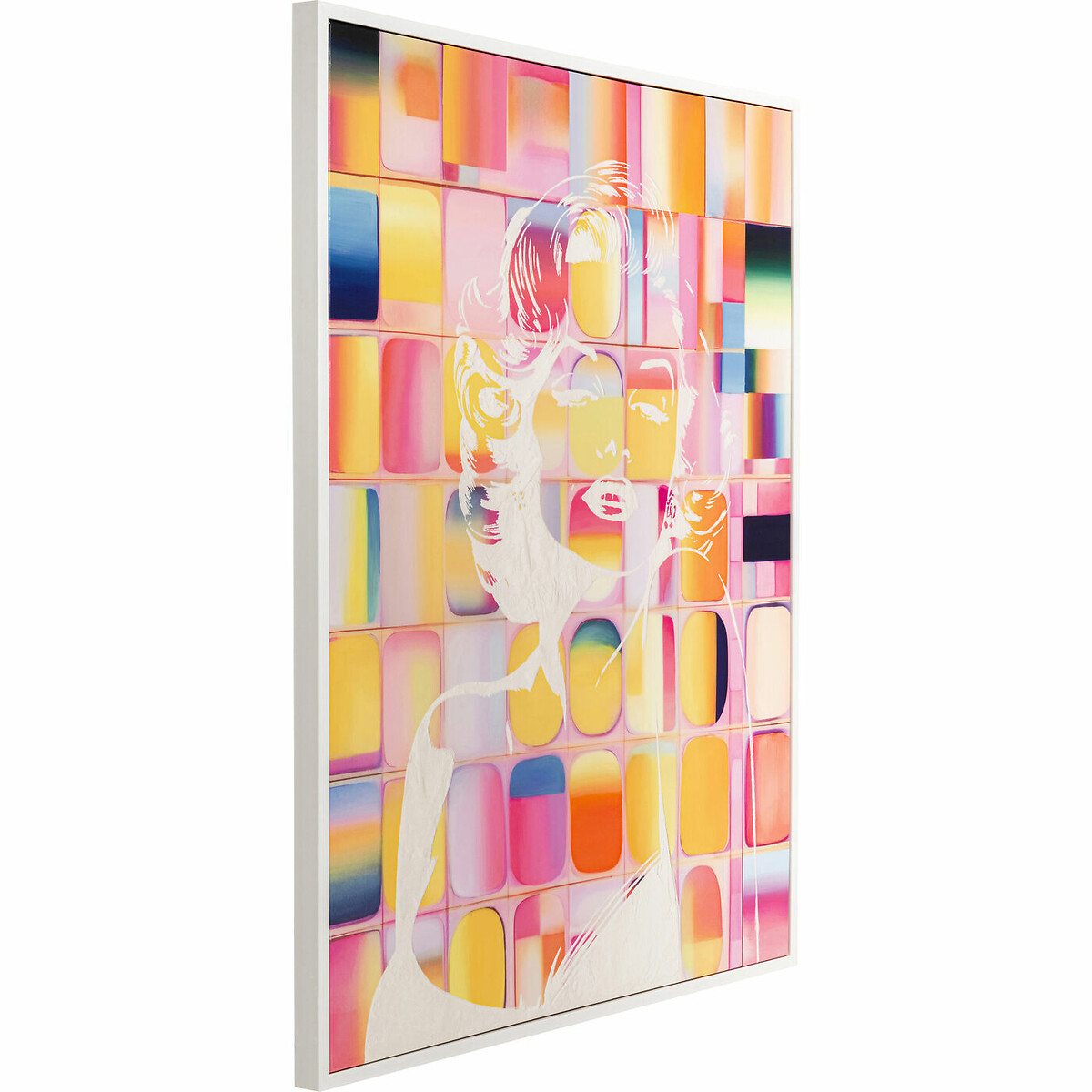 Quadro tela Diva Pixel 120x90cm nero , KARE DESIGN