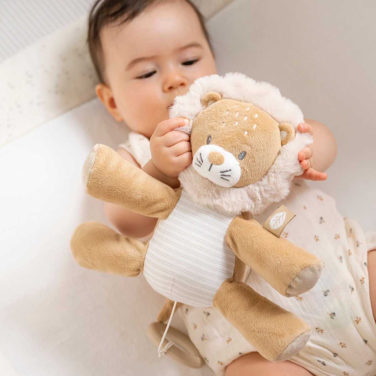 Peluche musicale marron, beige, NATTOU