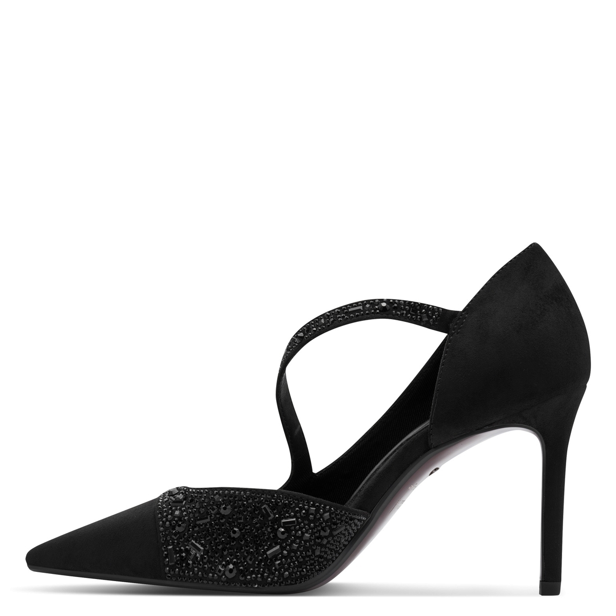 Escarpin pointu noir, TAMARIS