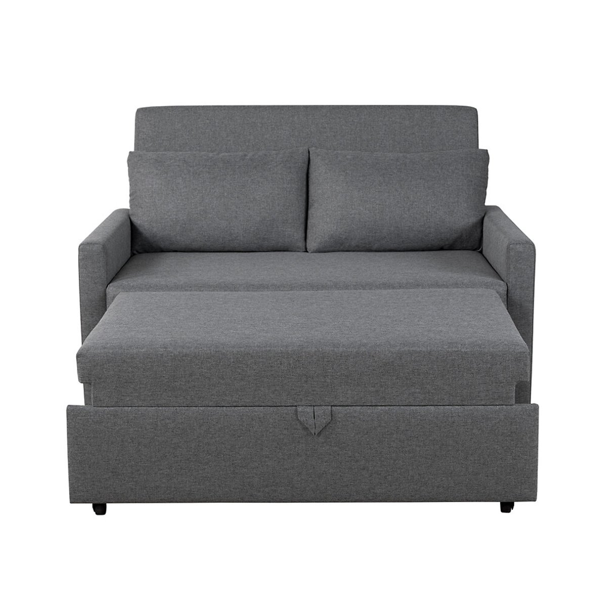 Sofá Soria, Cinza, de 2 Lugares, Lourini® cinzento, LOURINI