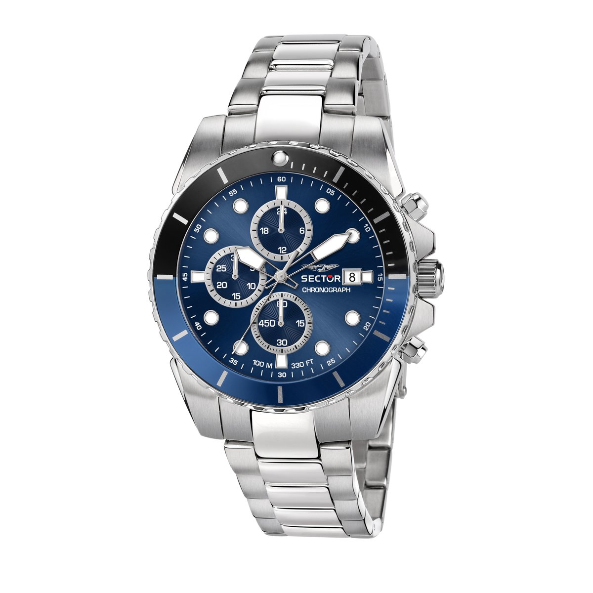 Montre-chronographe 450 bleu, sunray, SECTOR