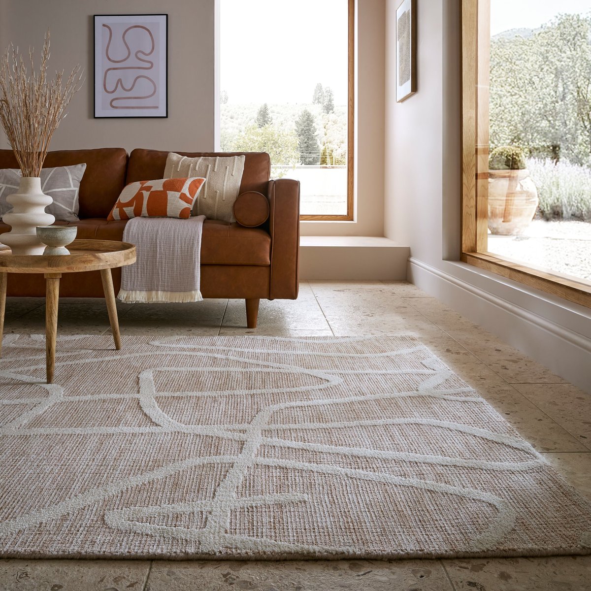 Tapis MICAH beige, FLAIR RUGS