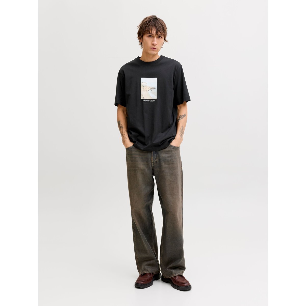 T-Shirt black 1, JACK & JONES