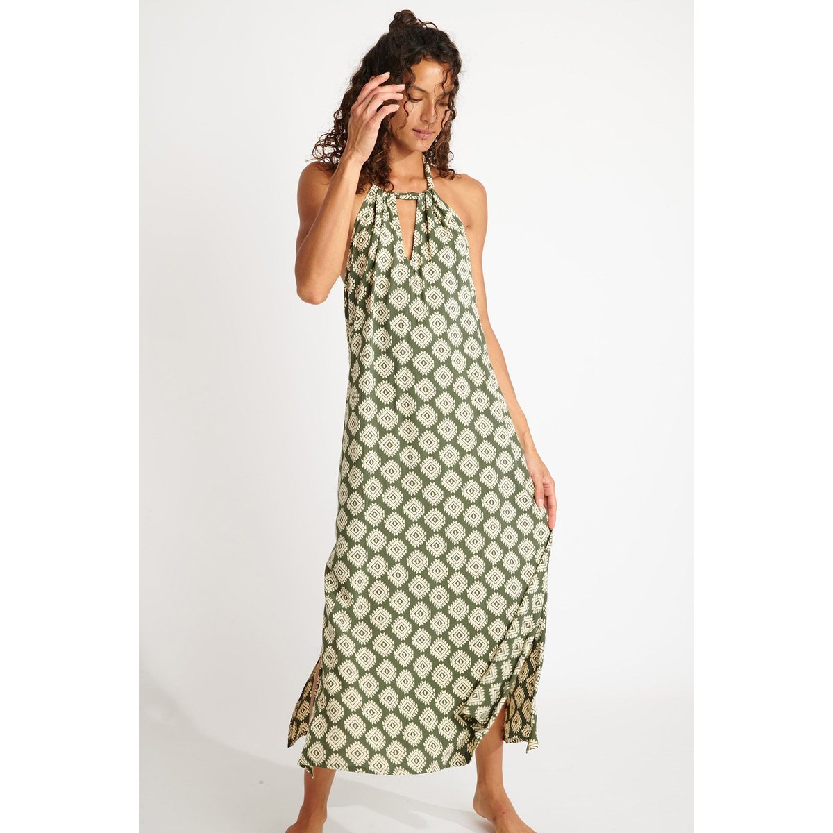 Robe Mara - SARONG kaki, BANANA MOON