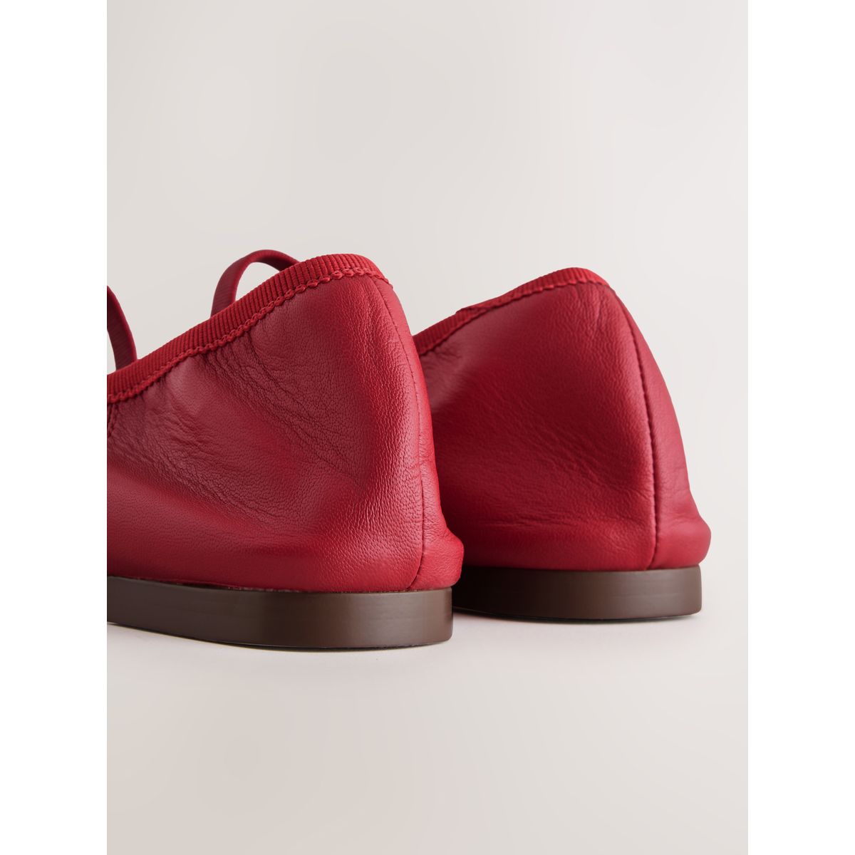 Babies en cuir doux forever comfort® rouge, NEXT