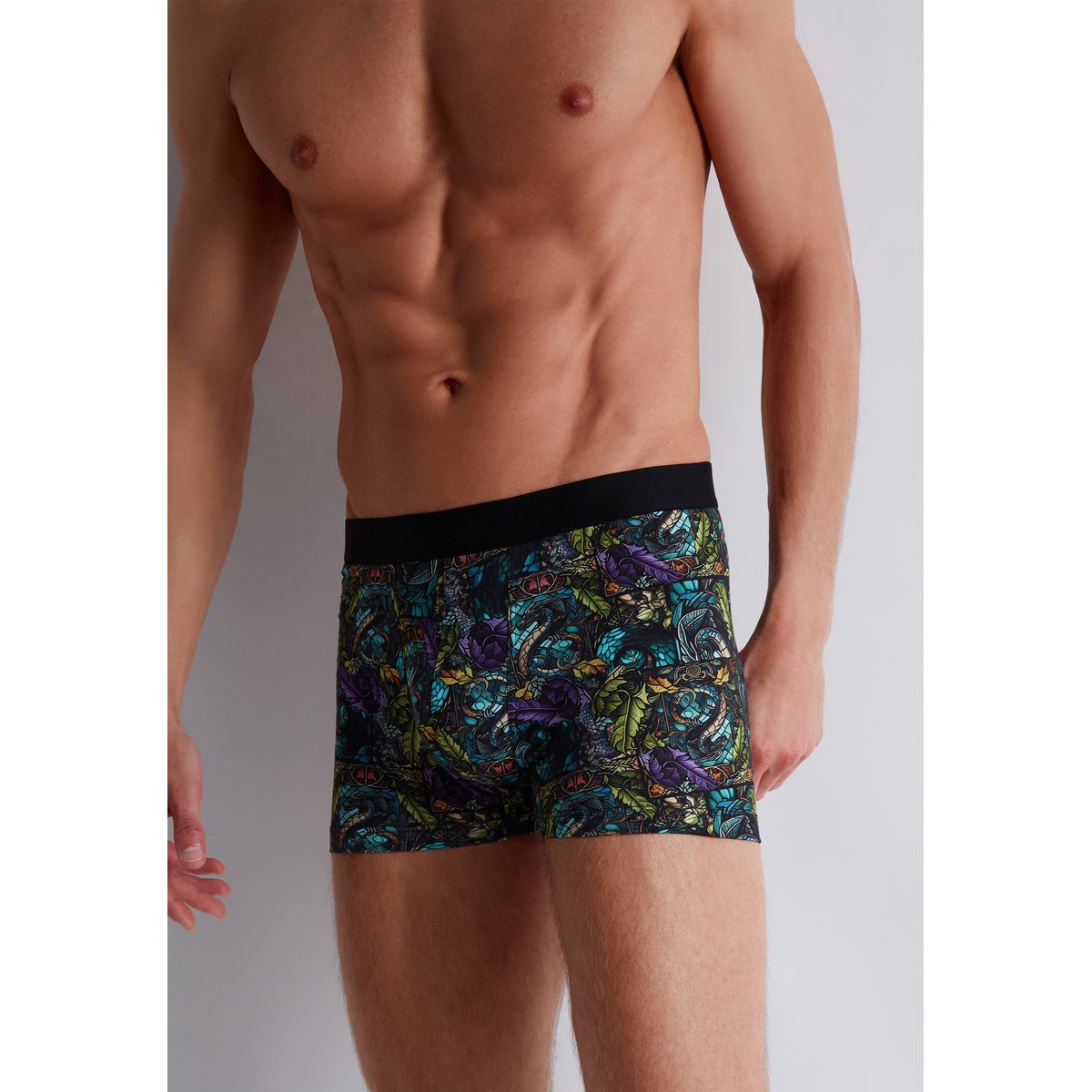 Boxer classique bleu, AUBADE