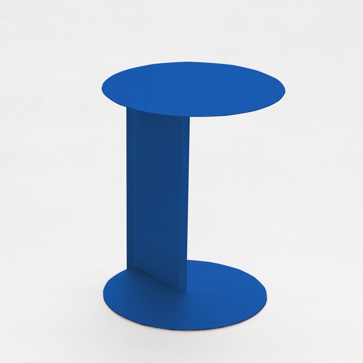 Table d'appoint en métal H50cm- JIMY bleu, DRAWER