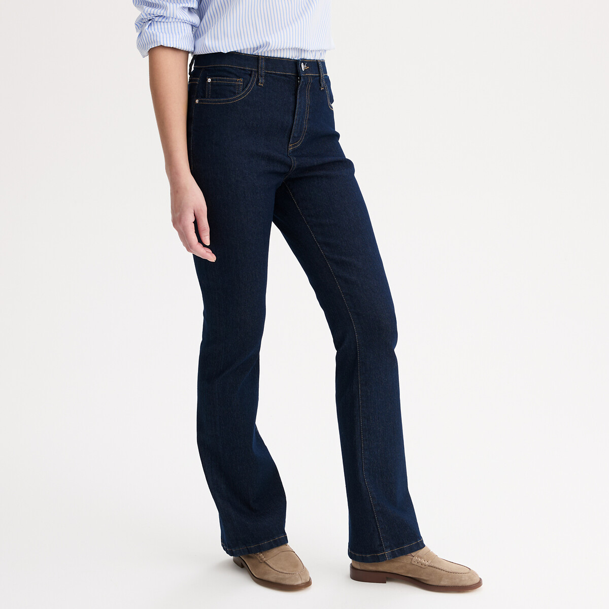 Jeans bootcut azul brut, ANNE WEYBURN