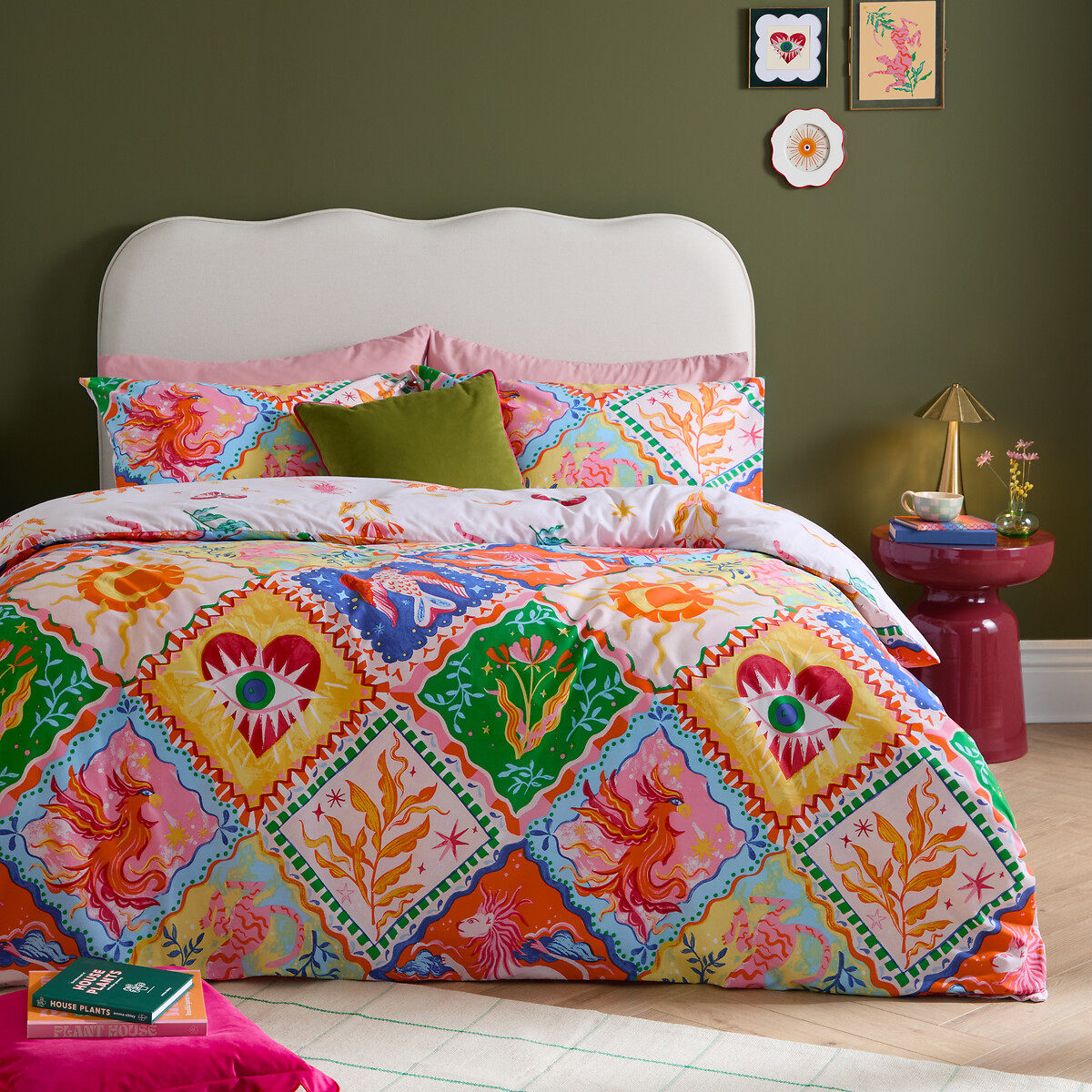 Seraphine Reversible Duvet Cover and Pillowcase Set multi-coloured, FURN.
