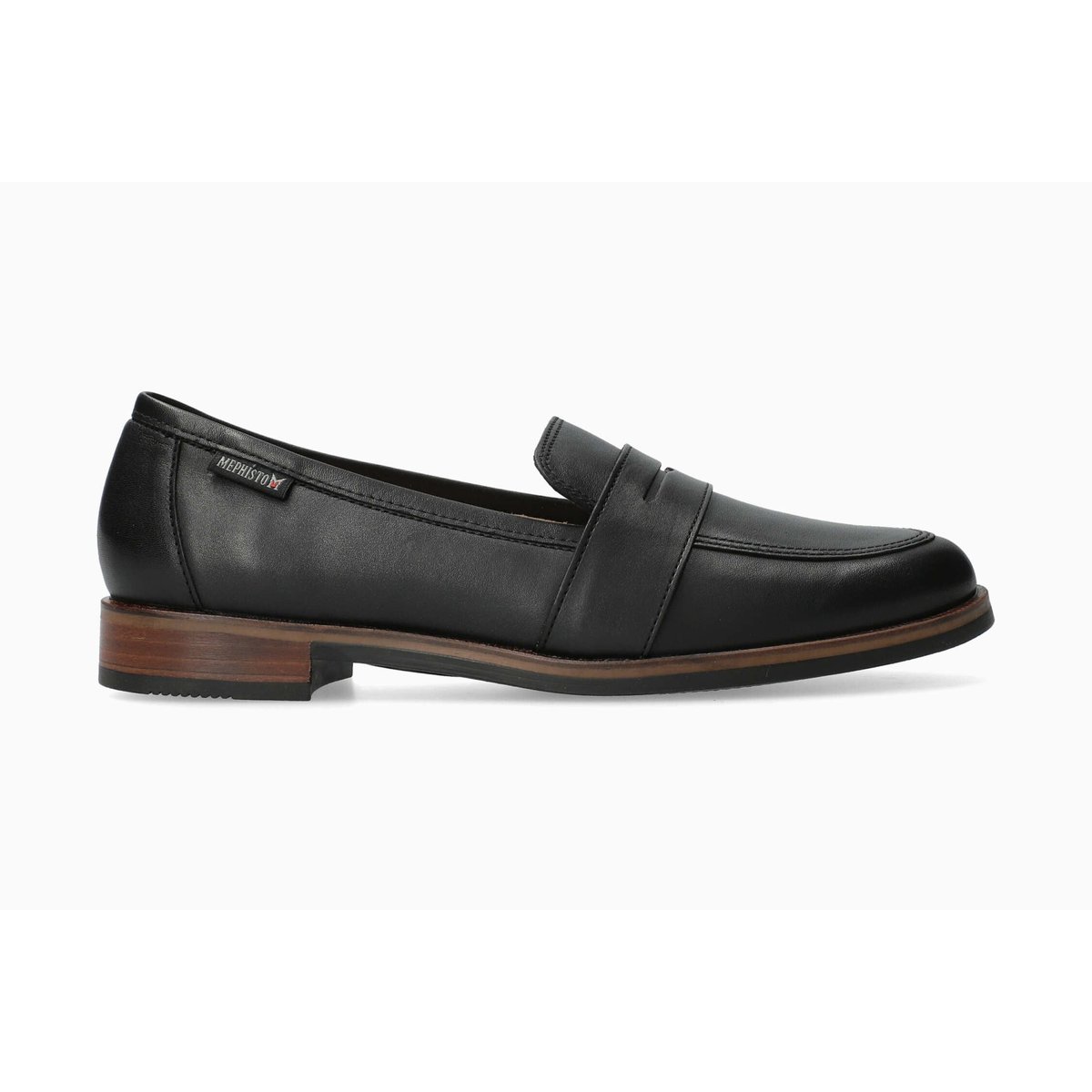 Mocassins en cuir HADELE noir 5143, MEPHISTO