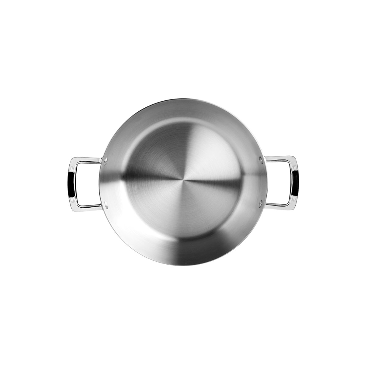Poêle profonde avec poignées triply 24 cm argent / métallique, IBILI