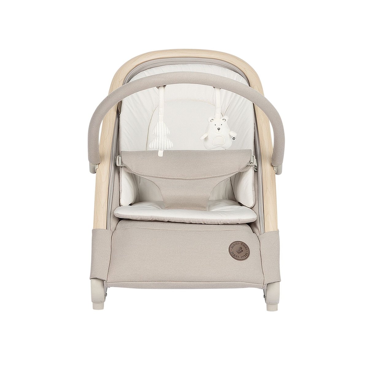 Transat bébé KORI ECO, avec fonction balancelle classic beige, MAXI COSI
