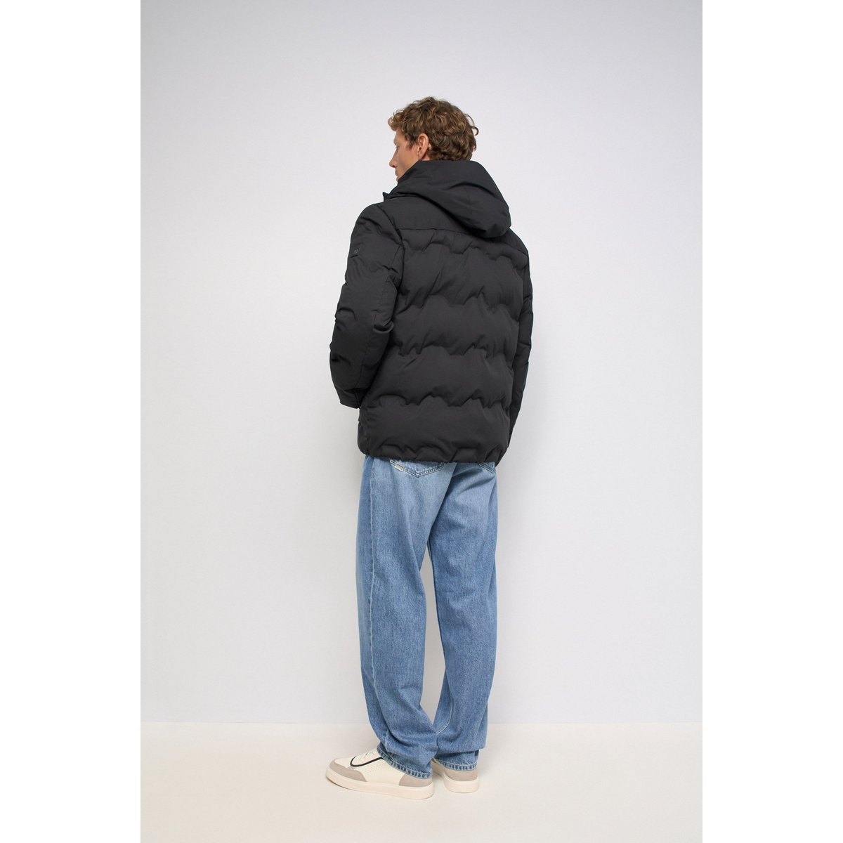 DOUDOUNE À CAPUCHE noir, SALSA JEANS